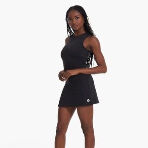 Vuori Topspin Dress Black Size Medium